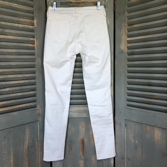 Rag & Bone Studded Skinny Jeans White Sz 25 - Picture 12 of 15